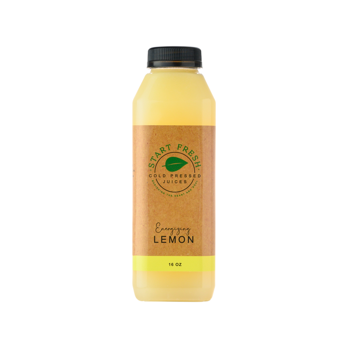 jus de citron pressé à froid énergisant
